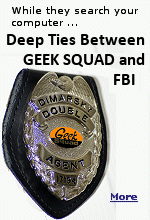 Geek Squad technicians act as government agents by receiving payments from the FBI, regularly speaking with and referring cases to that agency.